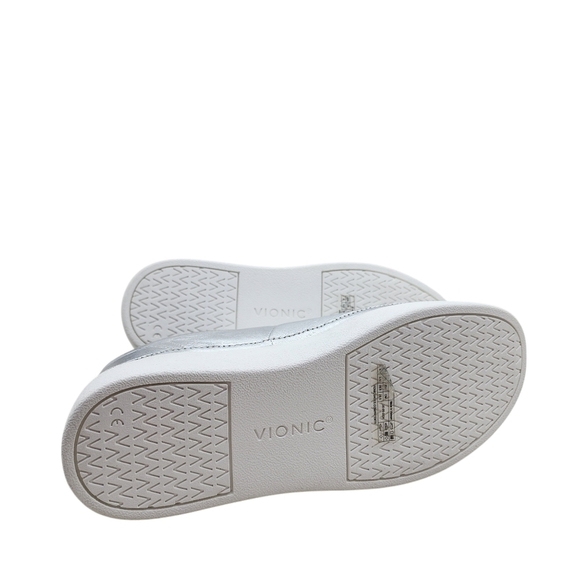 Vionic Women's Silver Metallic Elise Walking Sneakers Size 8 - Picture 6 of 9